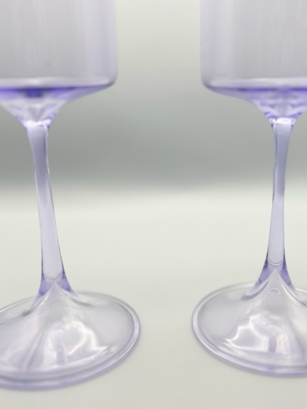 Anthropologie Morgan Wine Glasses, Set of 2 Purple Violet - Picture 7 of 14